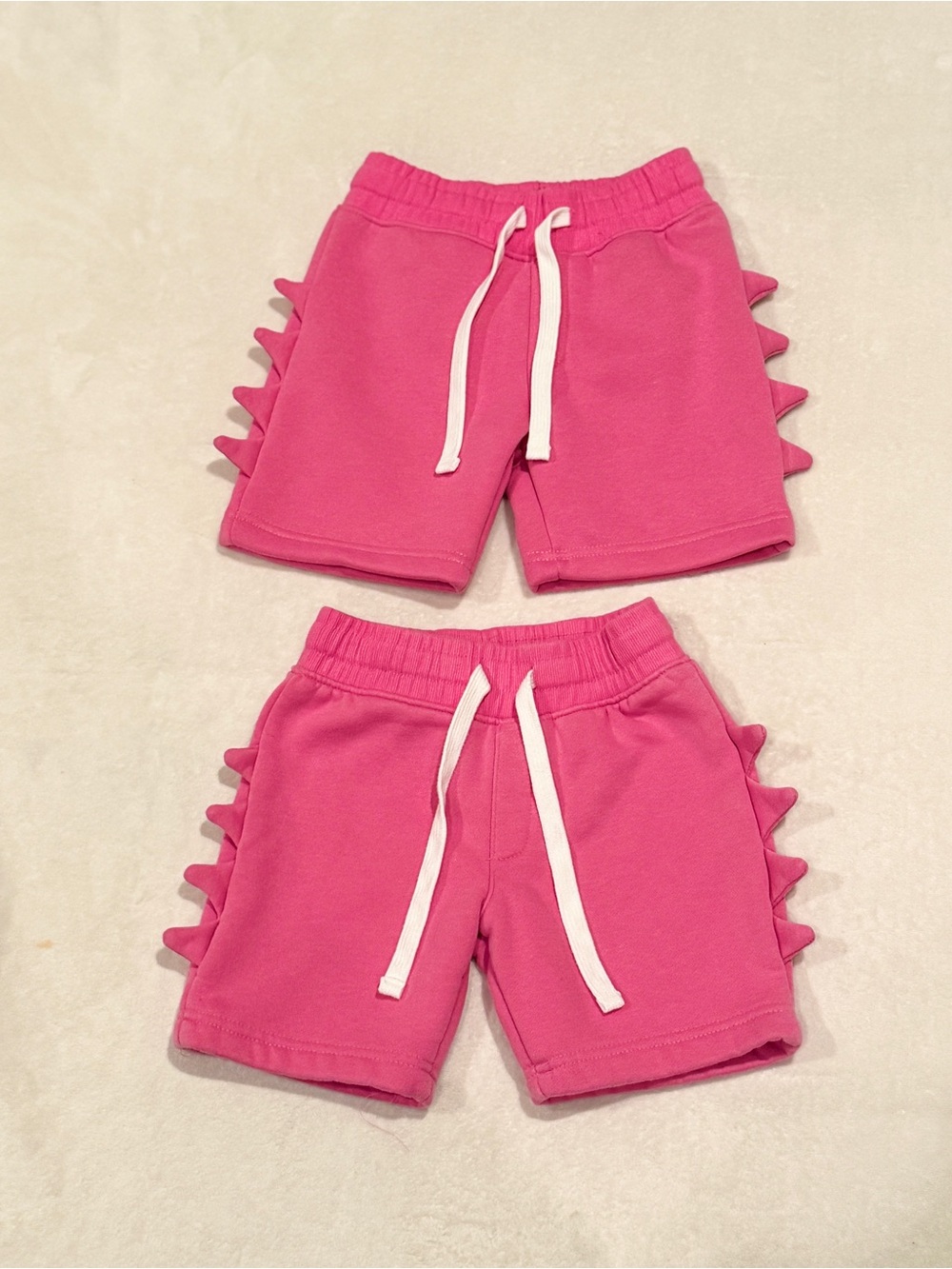 Small children’s Legoland Hot Pink Dino Spike Drawstring Shorts